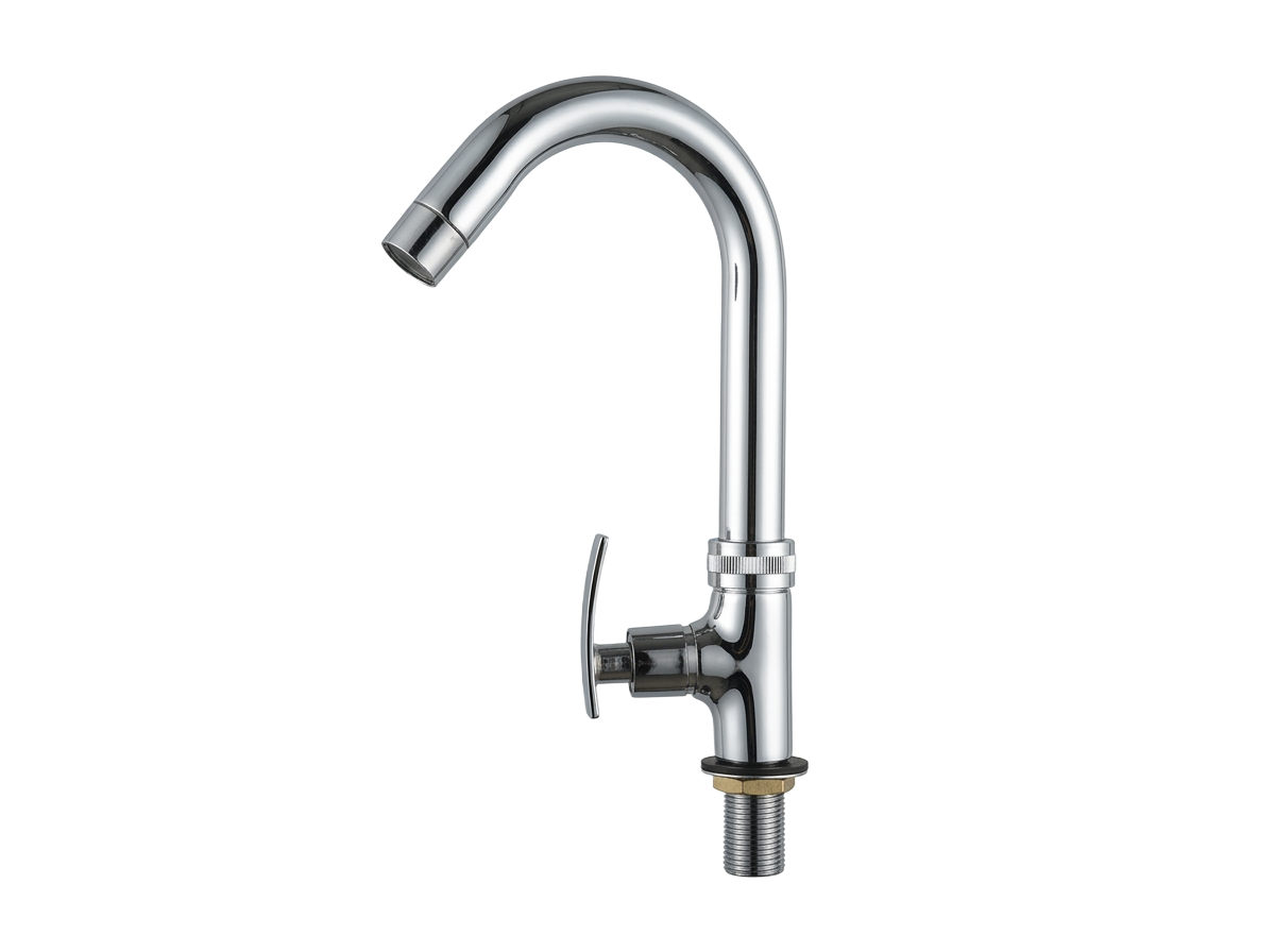 Novex CP polished chrome swan neck