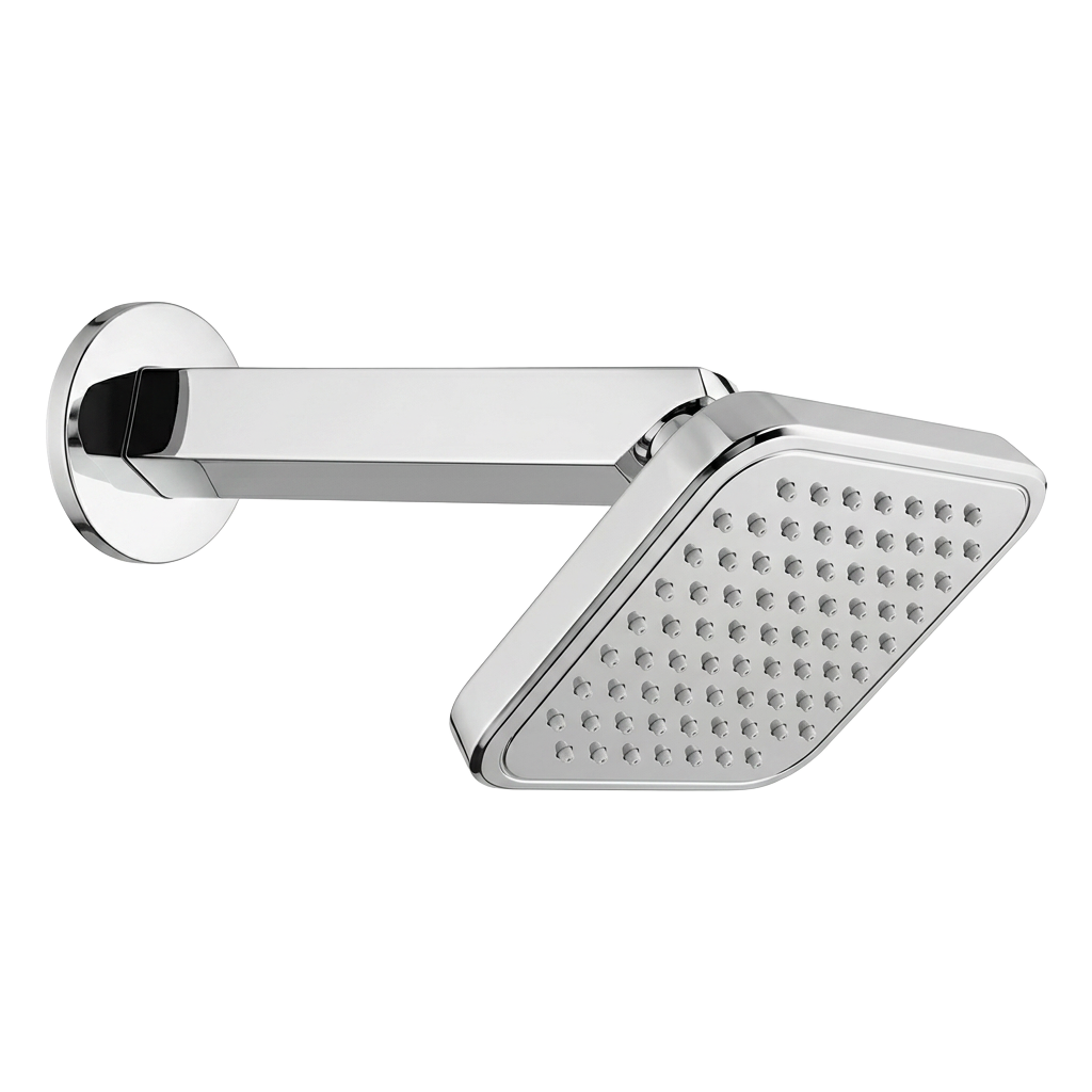 Plaza JS polished chrome overhead shower